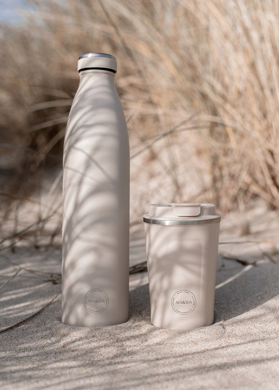 AYA&IDA Trinkflasche 750 ml, Cream Beige