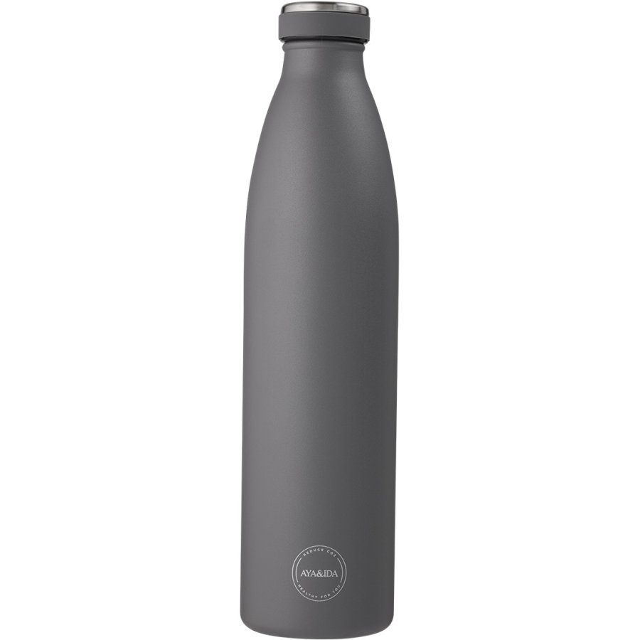 AYA&IDA Trinkflasche 1 L, Dark Grey