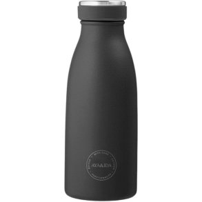AYA&IDA Trinkflasche 350 ml, Matt Schwarz