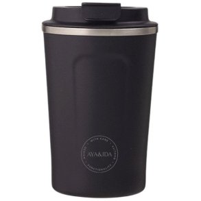 AYA&IDA CUP2GO Thermobecher 380 ml, Matt Schwarz