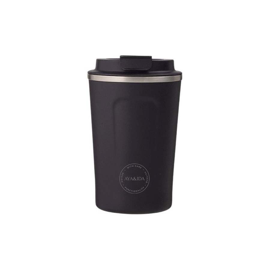AYA&IDA CUP2GO Termokop 380 ml, Mat Sort