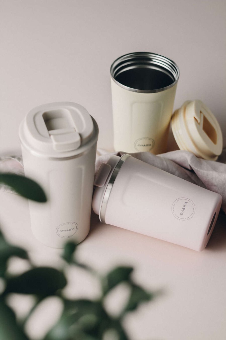 AYA&IDA CUP2GO Termokop 380 ml, Soft Rose