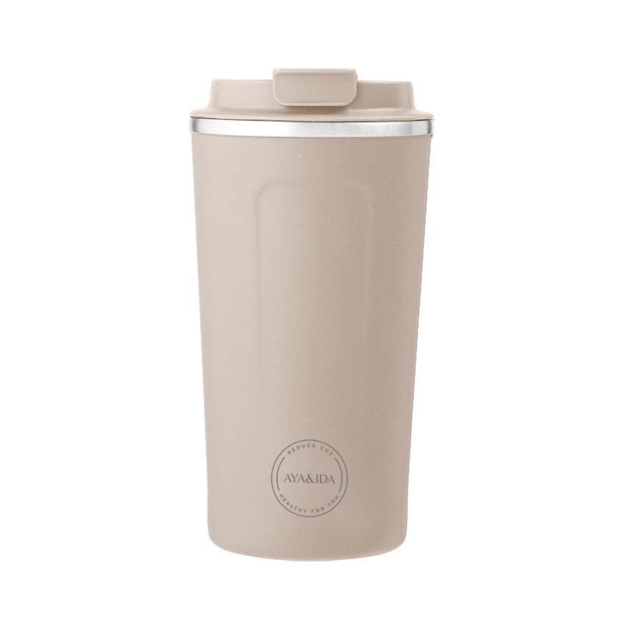 AYA&IDA CUP2GO Termokop 500 ml, Cream Beige