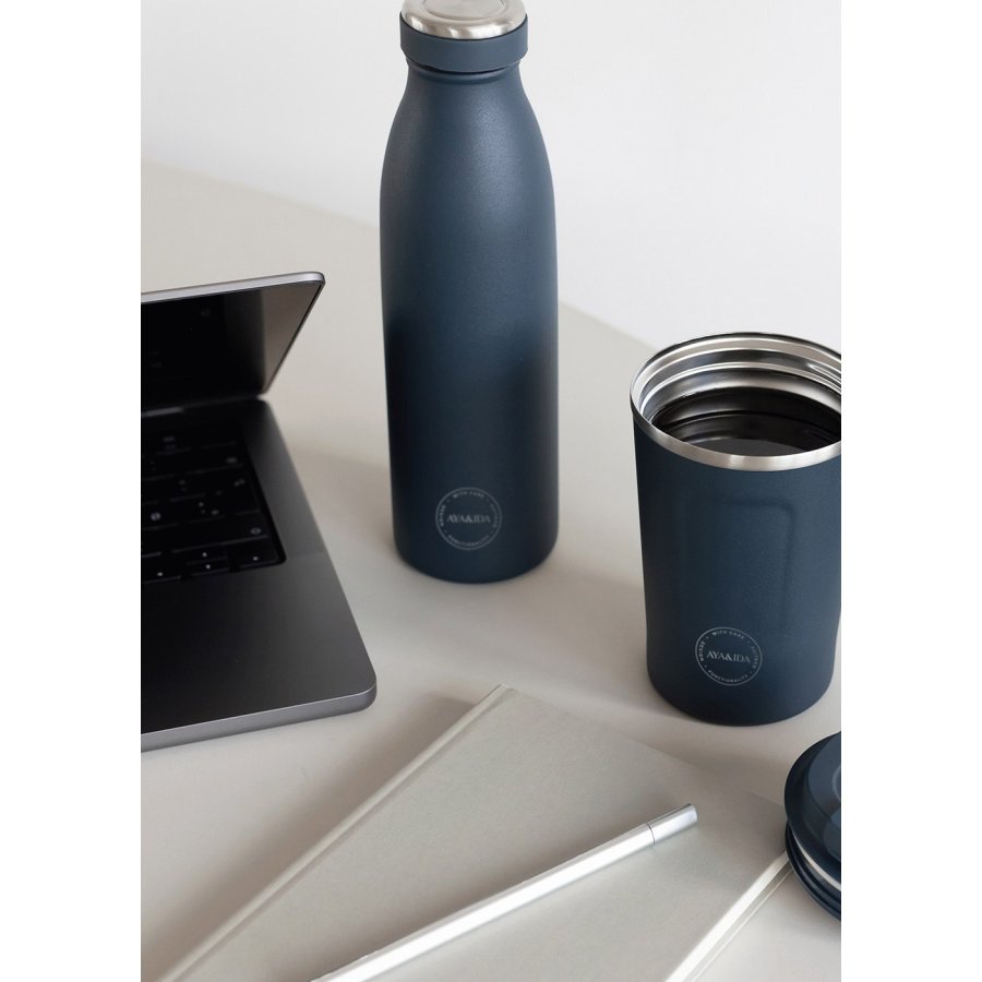 AYA&IDA Drikkeflaske 500 ml, Navy Blue