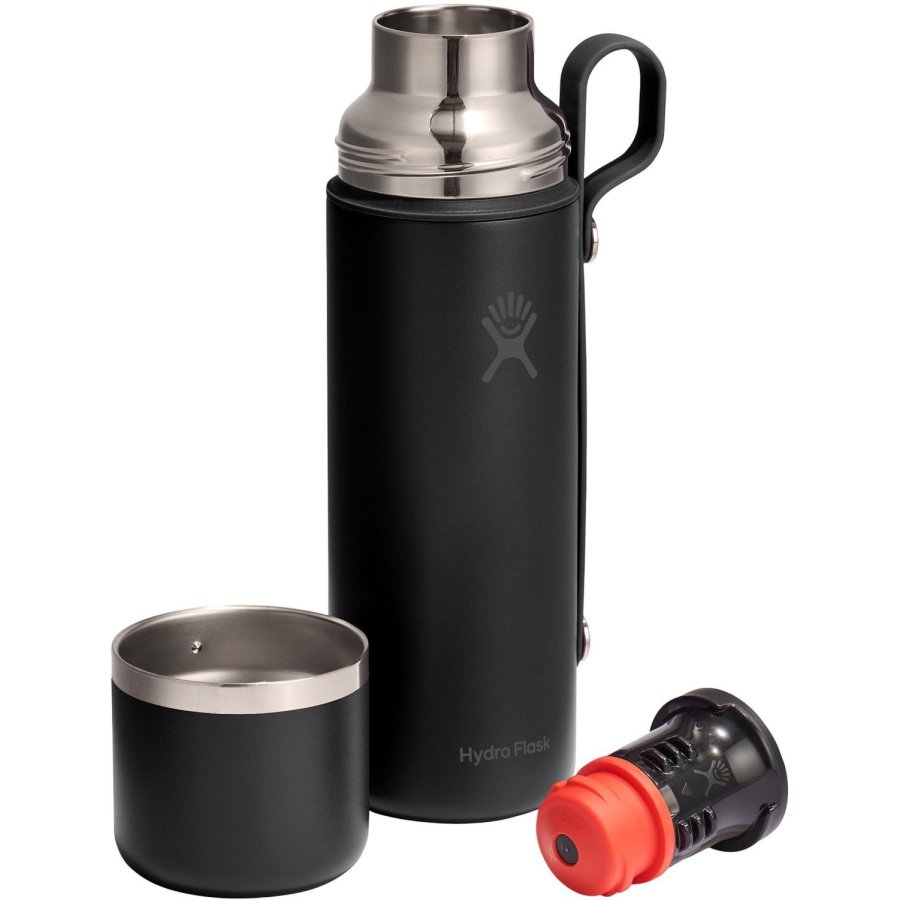 Hydro Flask Hot Flask & Cup Termoflaske 200 ml, Sort