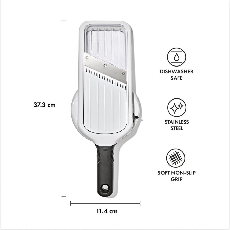 OXO Good Grips Mandolinjern 37 cm, Hvid/Sort