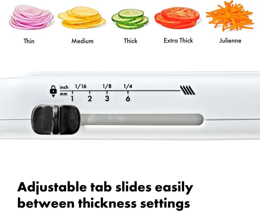 OXO Good Grips Mandolinjern 37 cm, Hvid/Sort