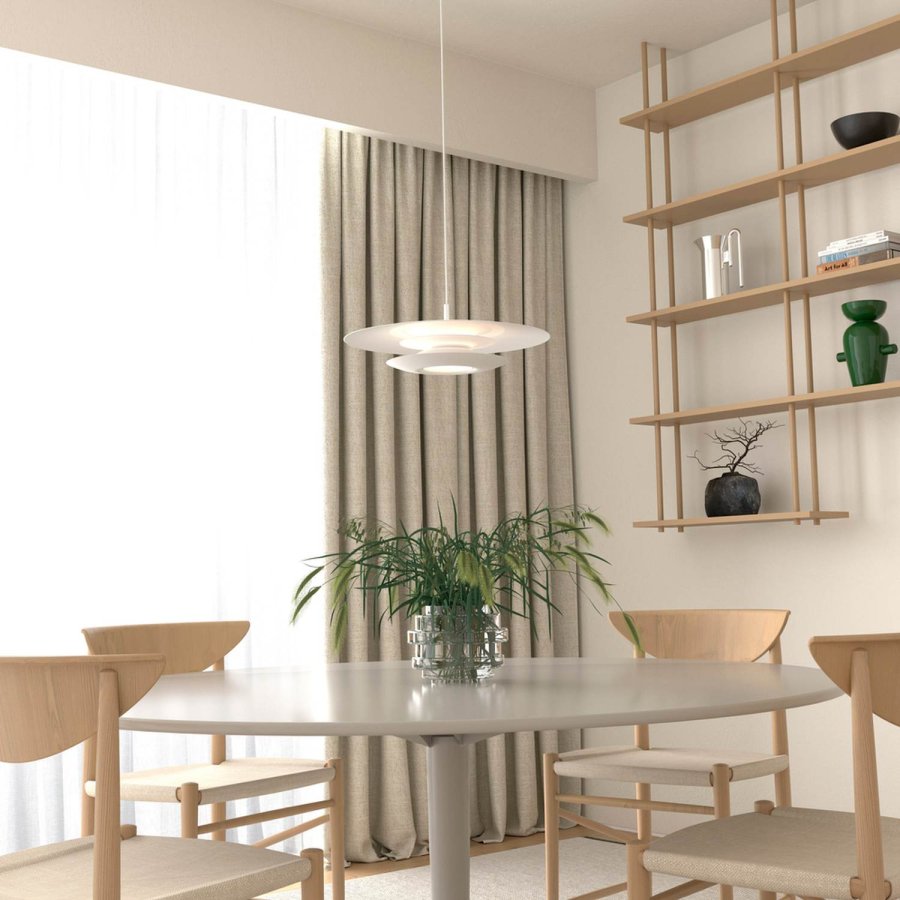 Belid Eclipse Hanglamp �43 cm, Mat Wit