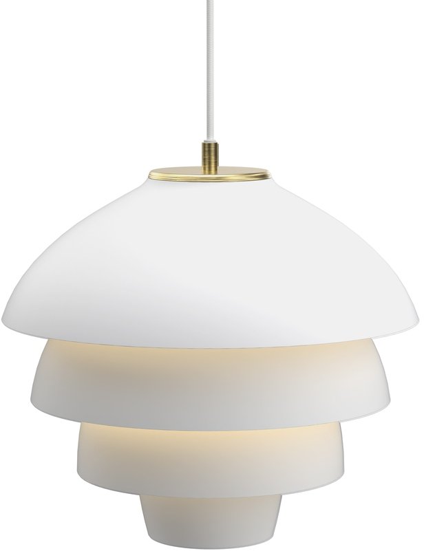 Belid Valencia Hngelampe 42 cm, mattwei/Messing