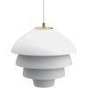 Belid Valencia Pendel �42 cm, Mat Hvid/Messing