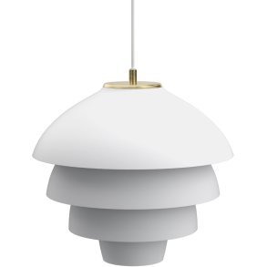 Belid Valencia Hngelampe 42 cm, mattwei/Messing