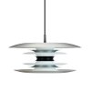 Belid Diablo Pendel 50 cm, Mat Aluminium/Mat Sort
