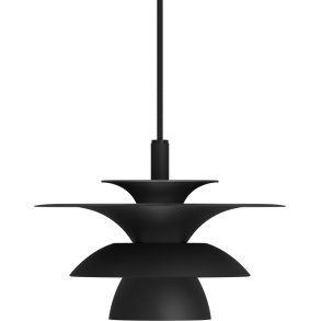 Belid Picasso Pendelleuchte 18 cm, Mattes Schwarz