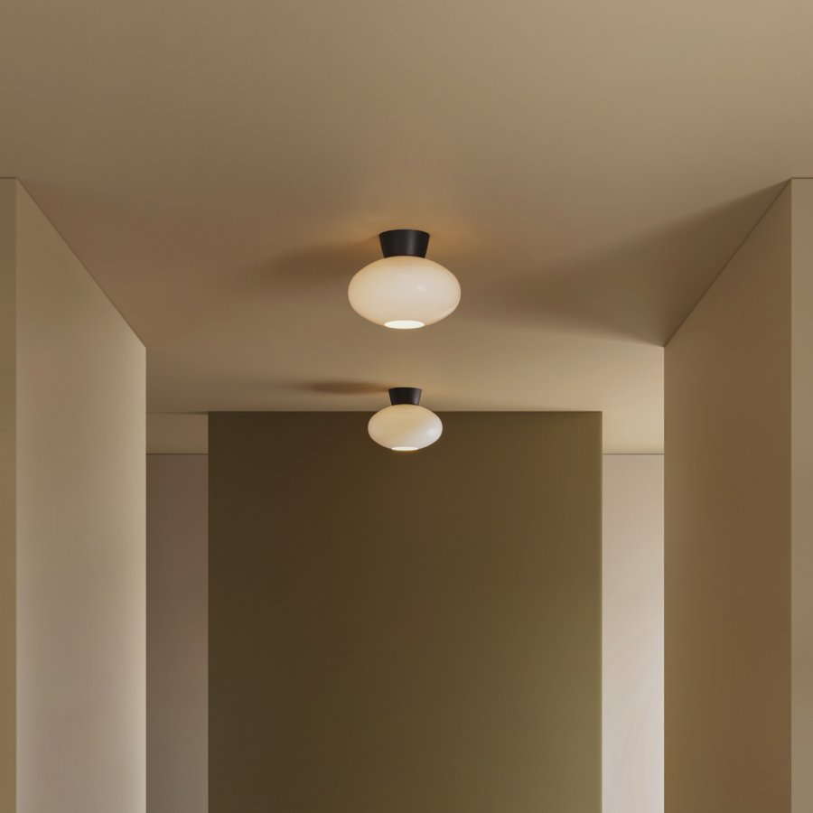 Belid Bullo Plafond �27 cm, Sort/Opal