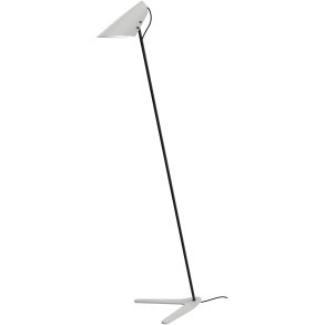 Belid Vincent Gulvlampe H146 cm, Sort Struktur/Hvid Struktur