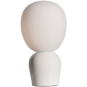 Belid Buddy Tischlampe H33,5 cm, Wei&szlig;/Opal