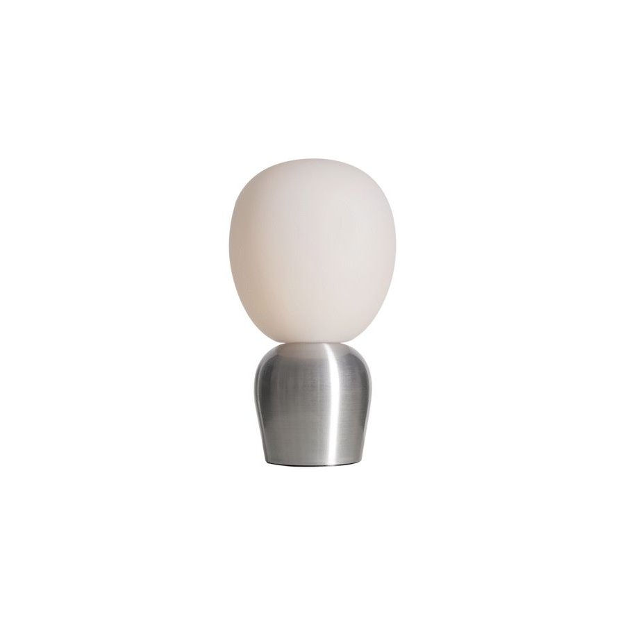 Belid Buddy Tischlampe H33,5 cm, Aluminium/Opal