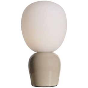 Belid Buddy Tischlampe H33,5 cm, Zartes Greige/Opal