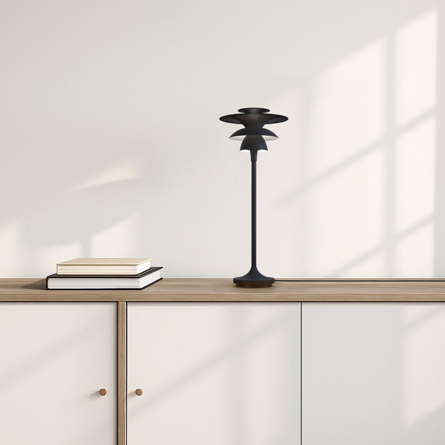 Belid Picasso Bordlampe H45,7 cm, Mat Sort