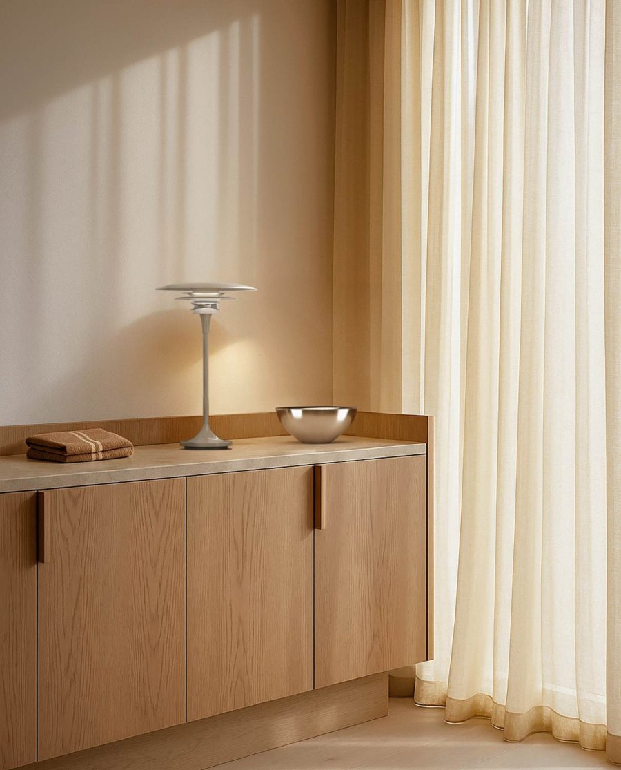 Belid Diablo Tischleuchte H48,4 cm, Soft Greige