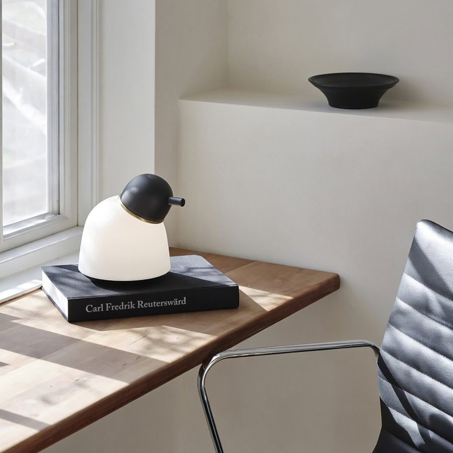 Belid Bird Bordlampe H21,5 cm, Sort/Messing