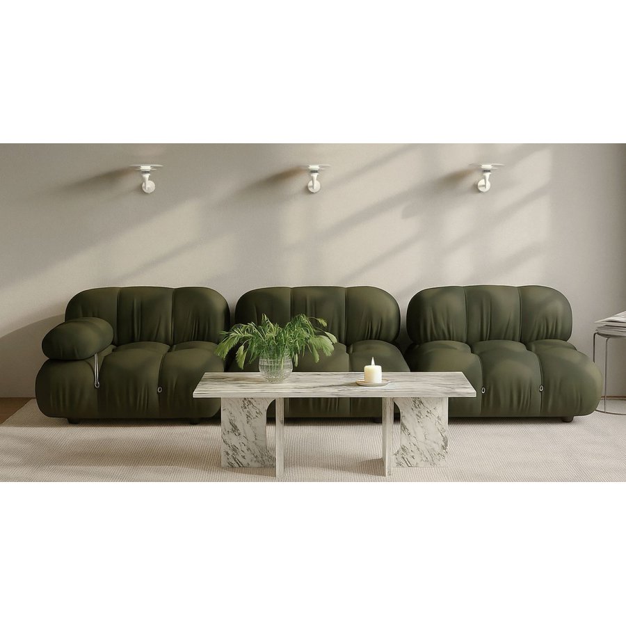 Belid Diablo Wandleuchte 20,8 cm, Mattwei/Chrom