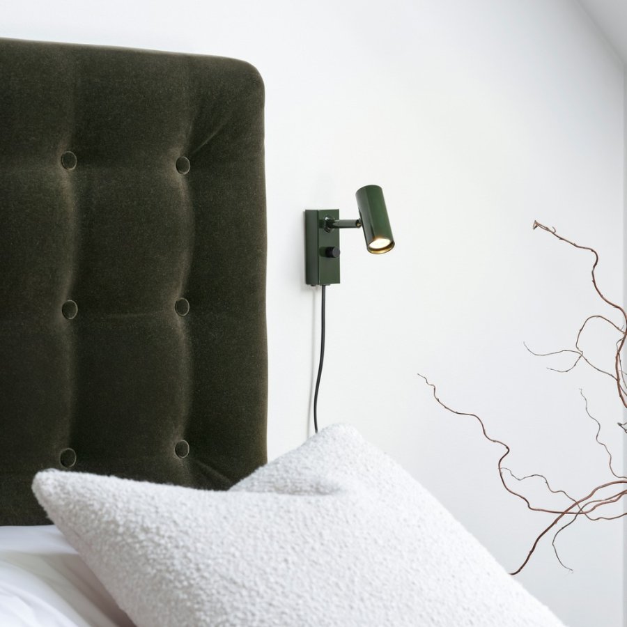 Belid Cato Wandleuchte 14,7 cm, Grn/Mattschwarz