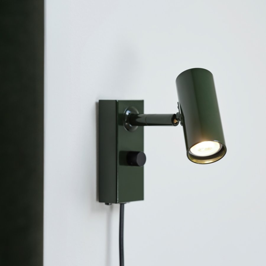 Belid Cato Wandleuchte 14,7 cm, Grn/Mattschwarz