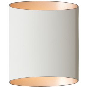 Belid Sinne Wandleuchte H17 cm, Struktur Wei /Messing