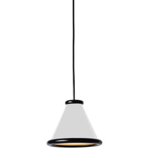 Belid Belle Pendel 15,3 cm, Glossy White/Glossy Black