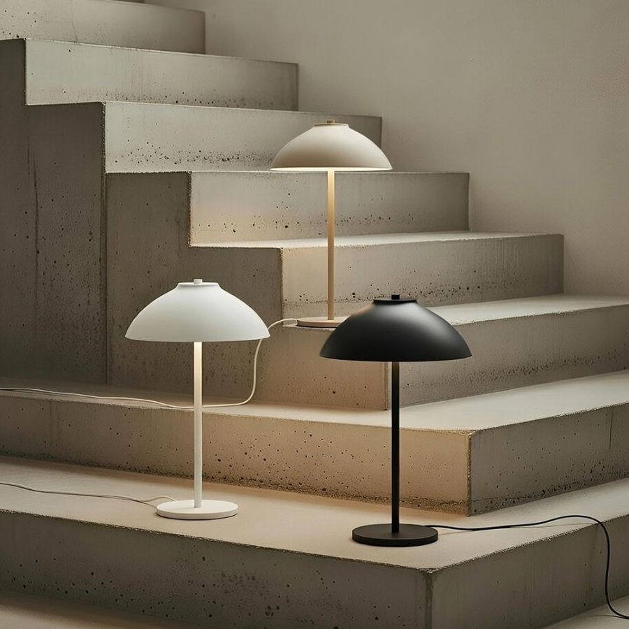 Belid Vali Tischlampe H40 cm, Mattschwarz