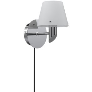 Herstal Gil V�glampe 14,6 cm, Krom/Opal