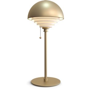 Herstal Motown Tischlampe H52 cm, Messing