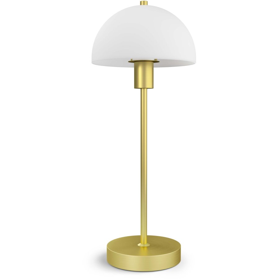 Herstal Vienda Tischlampe H50 cm, Messing/Opal