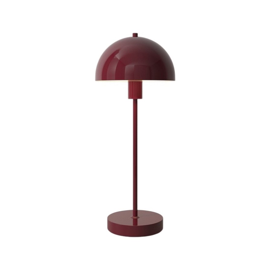 Herstal Vienda Tischlampe H50 cm, Bordeaux