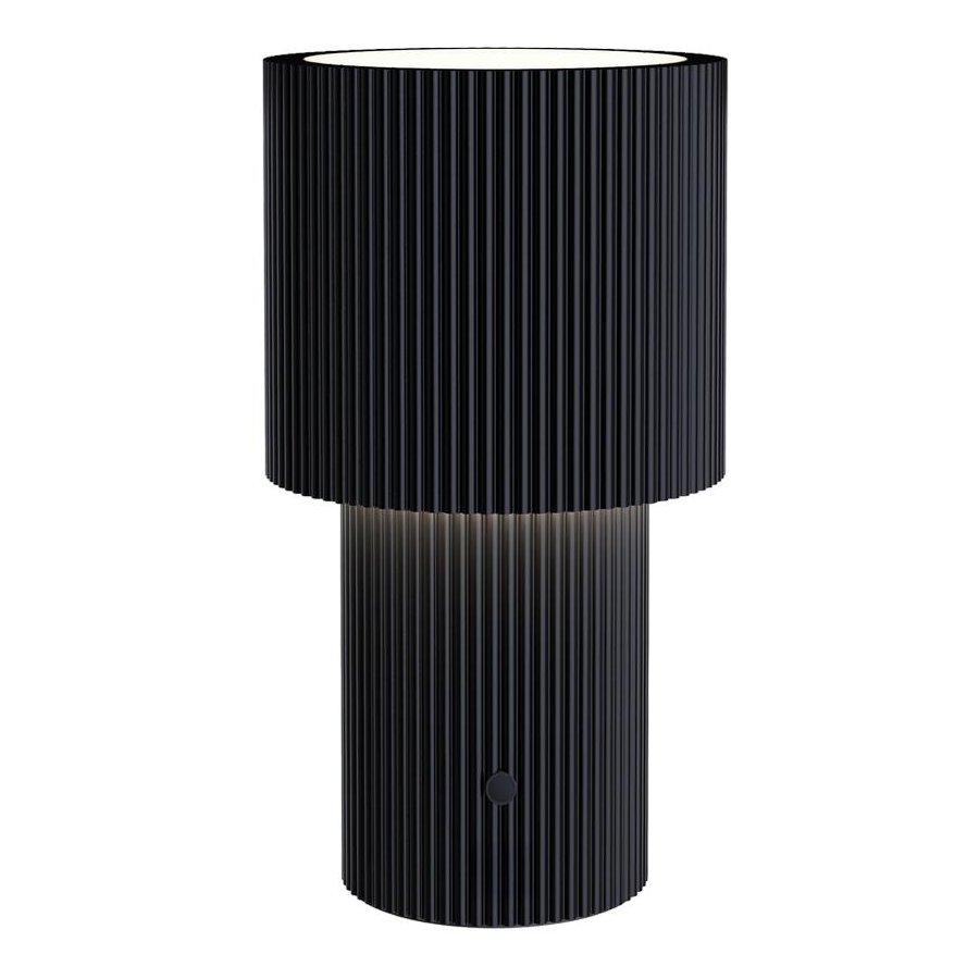 Herstal Iluma Akku-Tischlampe LED H22,1 cm, Schwarz