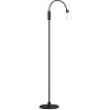 Herstal Cut Stehlampe H140 cm, Schwarz/Opal