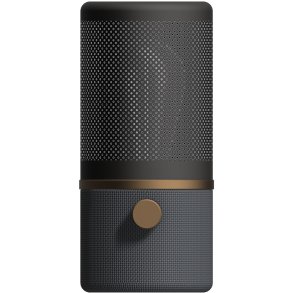 Herstal Jazz Tischlampe H24 cm, Grau/Matt Schwarz