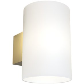 Herstal Evoke Væglampe 18 cm, Messing/Opal