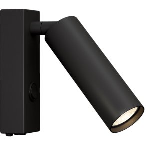 Herstal Pipeline Vglampe 12,5 cm, Mat Sort