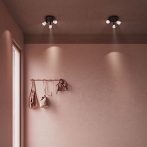 Herstal Cut Loftspot, Sort/Opal