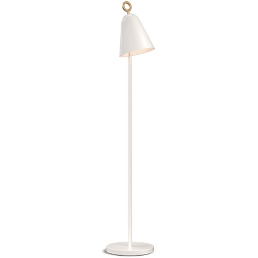 Herstal Bella Stehlampe H135.1 cm, Antik Wei