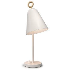 Herstal Bella Tischlampe H58,1 cm, Antikes Wei