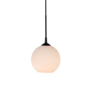 Belid Capo Pendelleuchte 20 cm, Schwarze Struktur/Opal