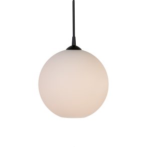 Belid Capo Pendelleuchte 30 cm, Schwarze Struktur/Opal