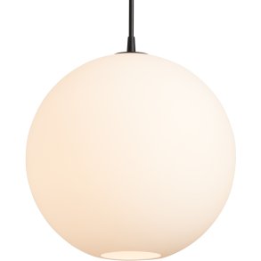 Belid Capo Pendelleuchte 40 cm, Schwarze Struktur/Opal