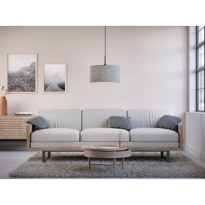 Belid Soft Pendel Ø40 cm, Grå/Uld
