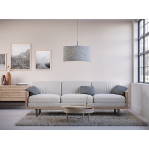 Belid Soft Pendel Ø57 cm, Grå/Uld