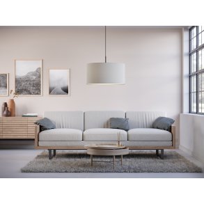 Belid Soft Pendel Ø57 cm, Hvid/Uld