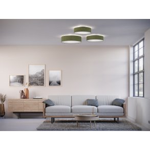 Belid Soft Plafond Ø44,4 cm, Grøn/Uld